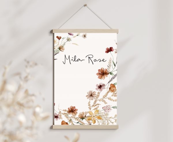 Affiche personnalisée - Fleurs des champs - AF26