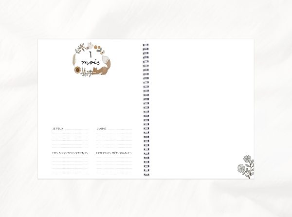 Livre de bébé - Ma petite perle - Renard boho – Image 8