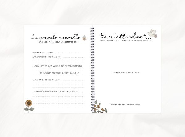 Livre de bébé - Ma petite perle - Renard boho – Image 3