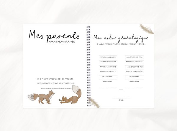Livre de bébé - Ma petite perle - Renard boho – Image 2