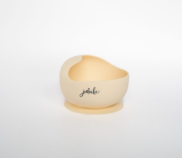 Silicone bowl - ivory