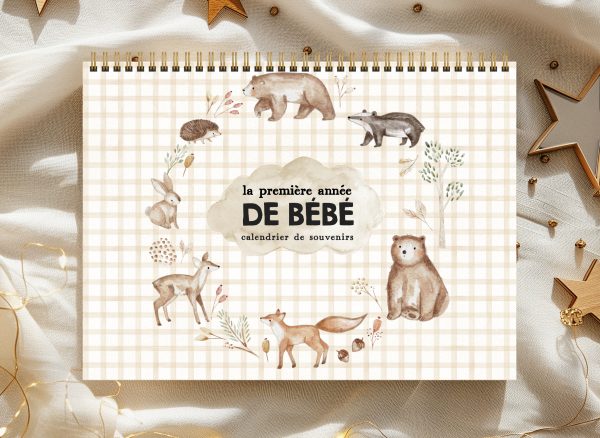 Calendriers de première année de bébé - Balade en forêt - CAL14