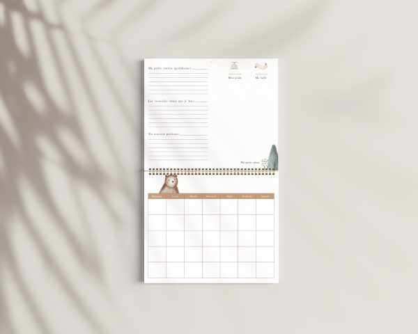 Calendriers de première année de bébé - Balade en forêt - CAL14 – Image 3