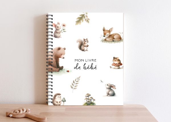Livre de bébé - BF125 - Forêt vintage