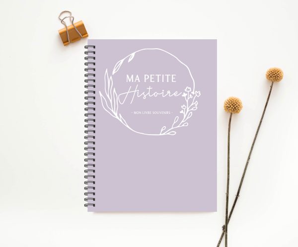 Livre de bébé - Lilas - M222F