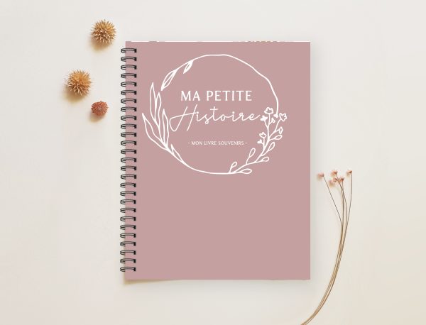 Livre de bébé - Vieux Rose - M222F