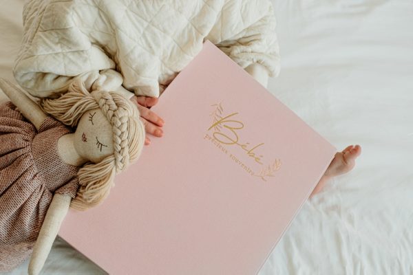 Album photos de bébé - Vieux Rose
