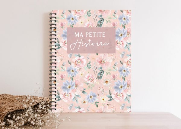 Livre de bébé - Fleurs délicates - M269f