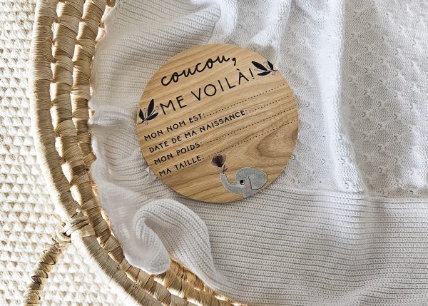 Pastille de naissance couleurs- Coucou me voilà - Safari boho
