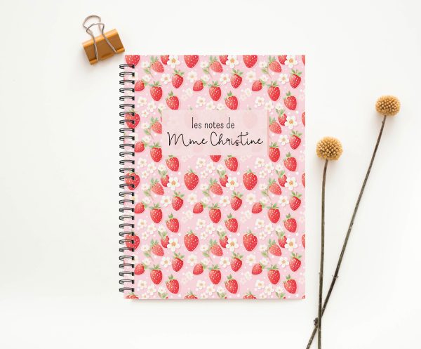 Cahier de Note - Cueillette de fraises - N80