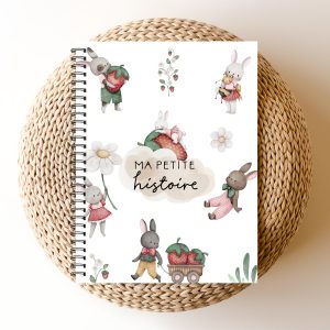 Livre de bébé - BF127 - Lapins et fraises