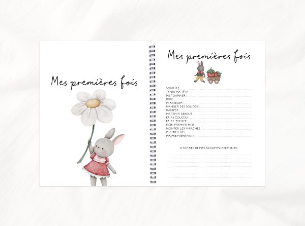 Livre de bébé - BF127 - Lapins et fraises – Image 6