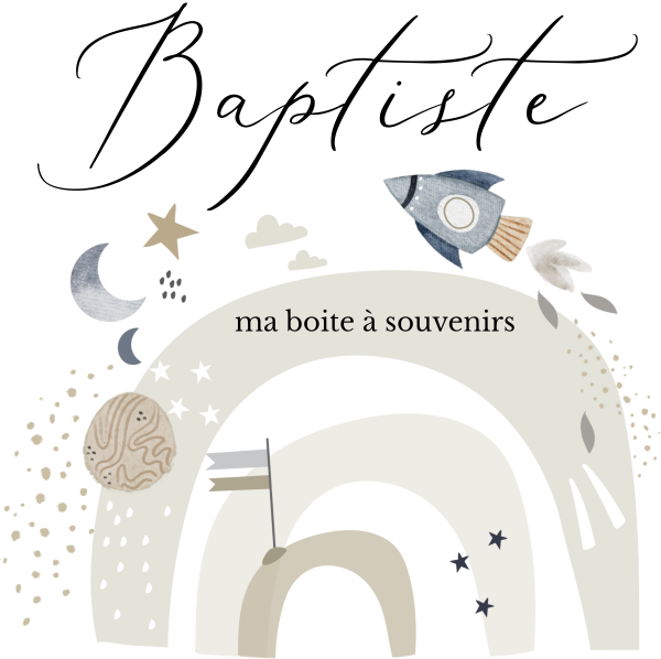 Boite souvenirs de lin personnalisée - 9 choix d'impressions personnalisées – Image 9